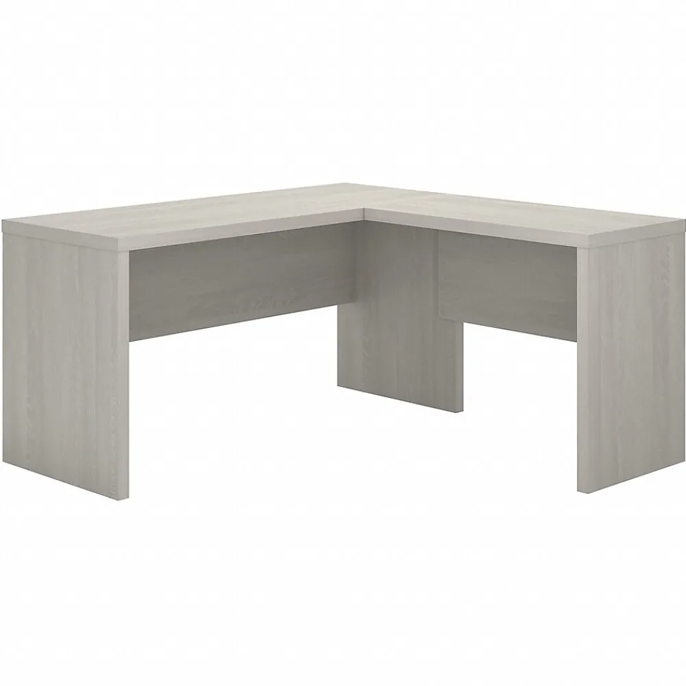 L-Desks*Bush Business Furniture Echo 60"W L Shaped Desk, Gray Sand (ECH026GS)