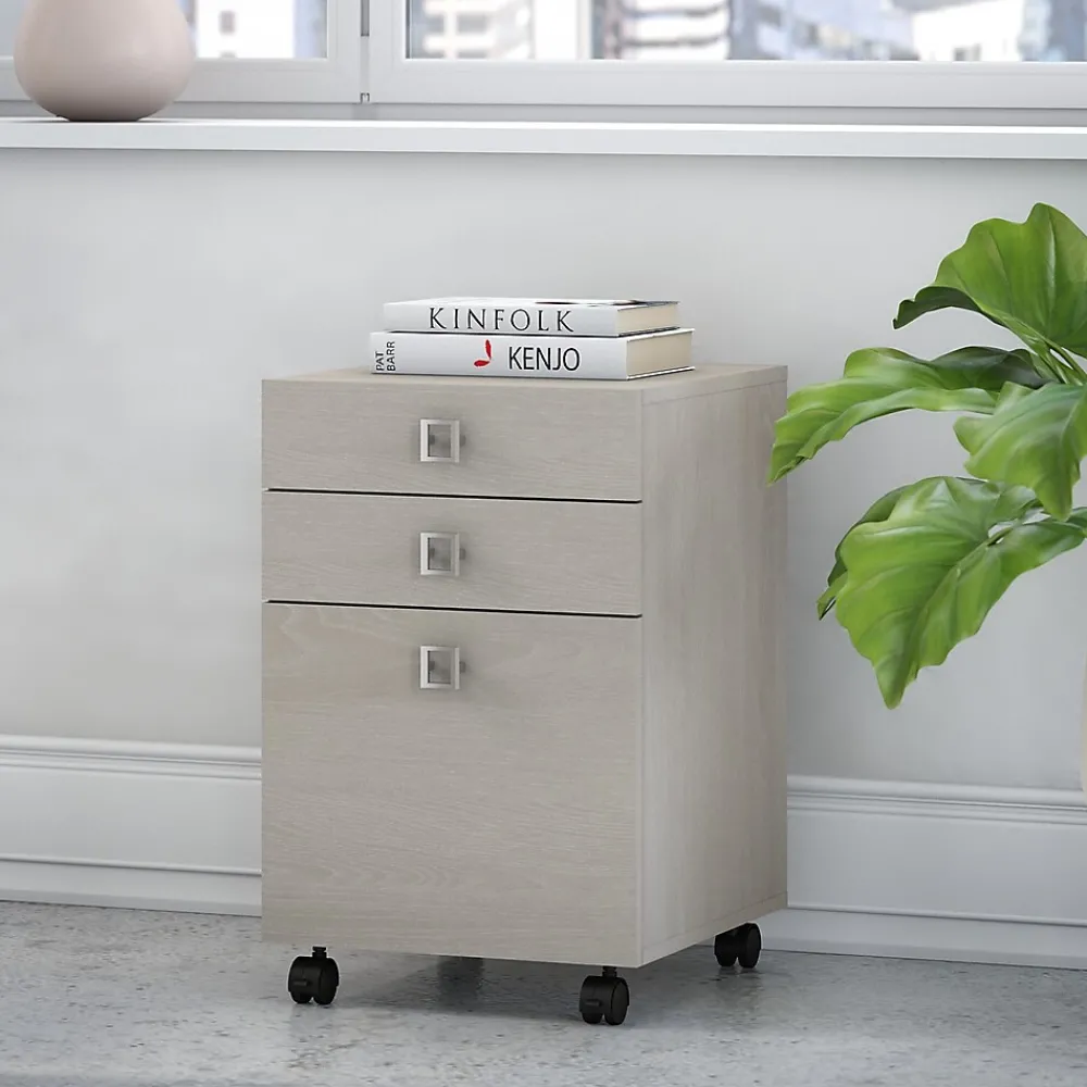 File Cabinets*Bush Business Furniture Echo 3 Drawer Mobile File Cabinet, Gray Sand (KI60201-03)