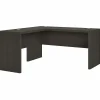 L-Desks*Bush Business Furniture Echo 60"W L Shaped Desk, Charcoal Maple (ECH026CM)