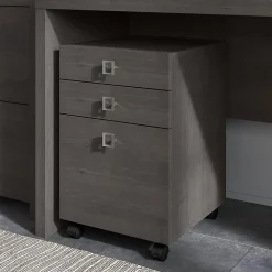File Cabinets*Bush Business Furniture Echo 3 Drawer Mobile File Cabinet, Charcoal Maple (KI60301-03)
