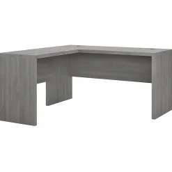 L-Desks*Bush Business Furniture Echo 60"W L Shaped Desk, Modern Gray (ECH026MG)