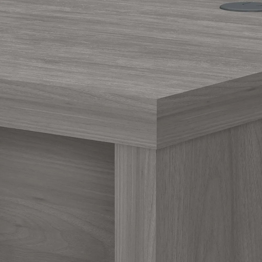 L-Desks*Bush Business Furniture Echo 60"W L Shaped Desk, Modern Gray (ECH026MG)