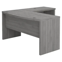 L-Desks*Bush Business Furniture Echo 60"W L Shaped Bow Front Desk, Modern Gray (ECH025MG)