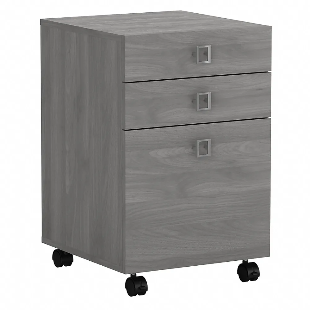 File Cabinets*Bush Business Furniture Echo 3 Drawer Mobile File Cabinet, Modern Gray (KI60401-03)