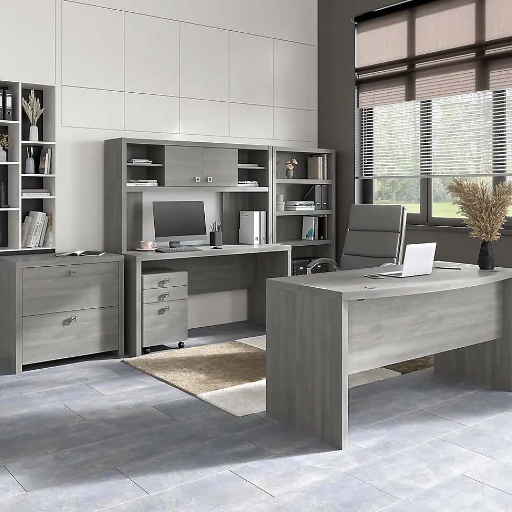 File Cabinets*Bush Business Furniture Echo 3 Drawer Mobile File Cabinet, Modern Gray (KI60401-03)