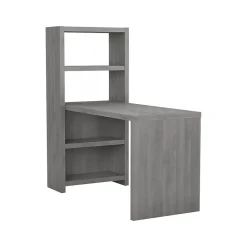 Office Desks*Bush Business Furniture Echo 56W Bookcase Desk, Modern Gray (KI60407-03)