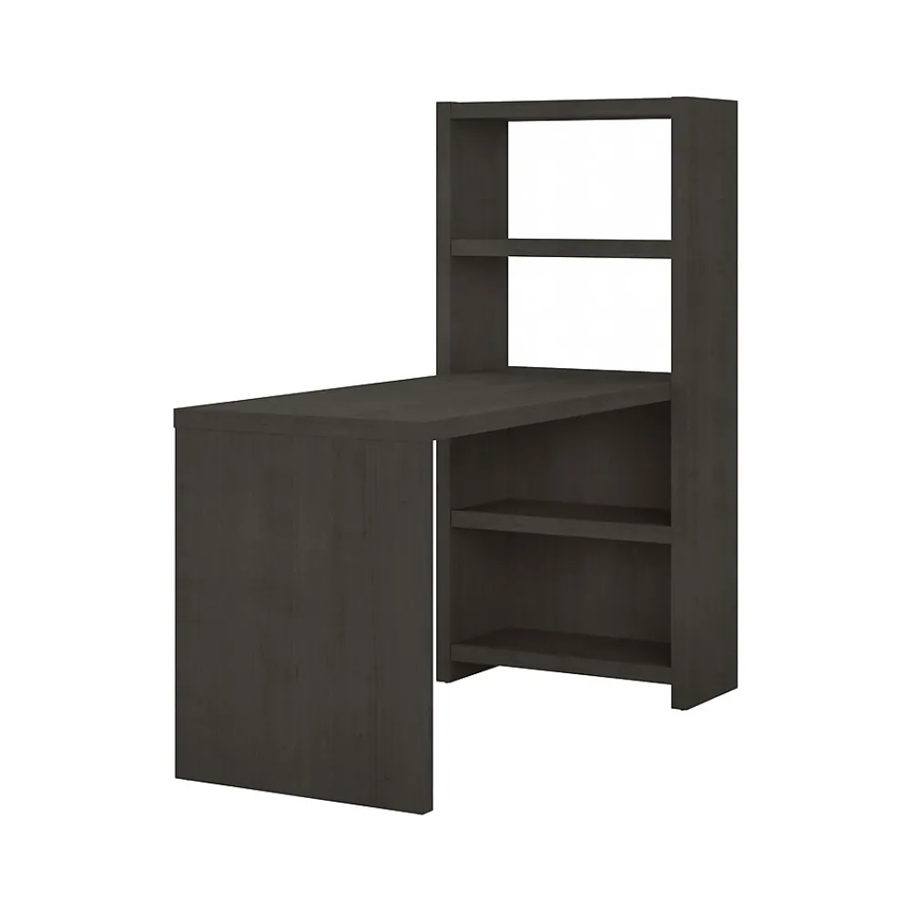 Office Desks*Bush Business Furniture Echo 56W Bookcase Desk, Charcoal Maple (KI60307-03)