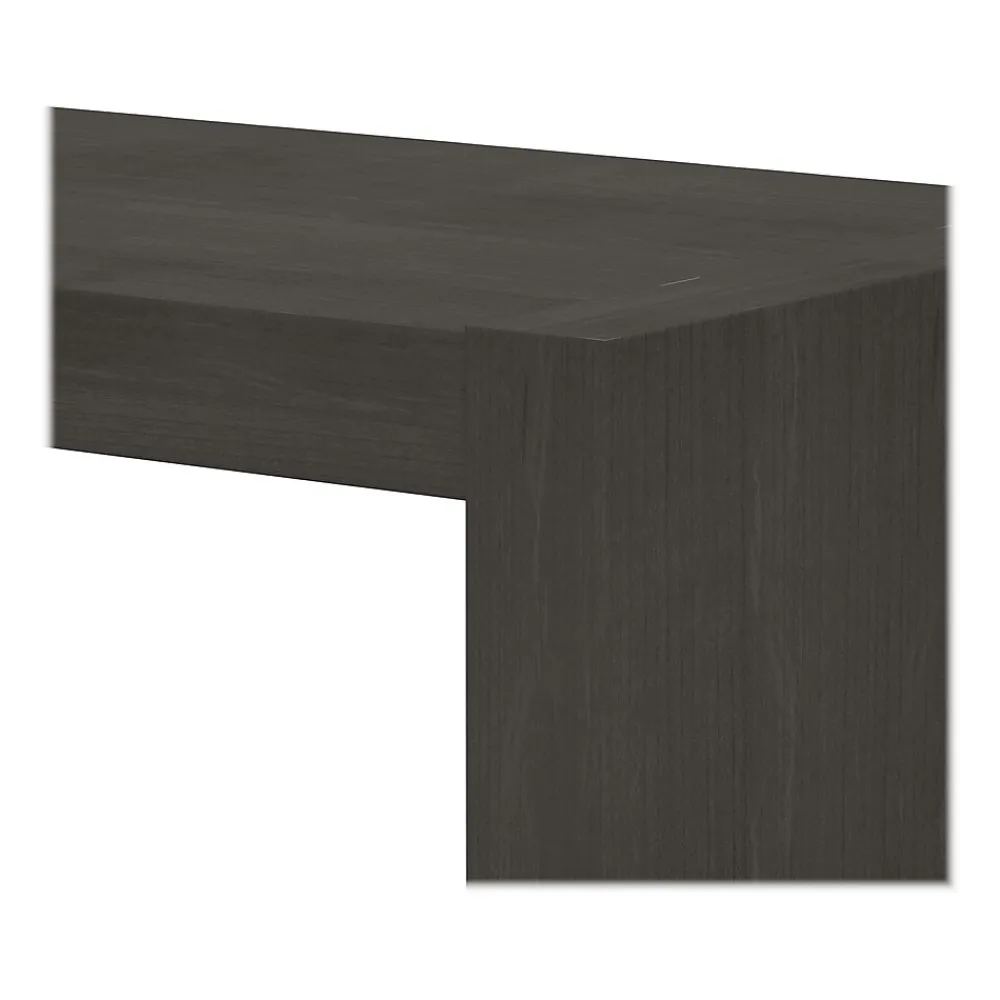 Office Desks*Bush Business Furniture Echo 56W Bookcase Desk, Charcoal Maple (KI60307-03)