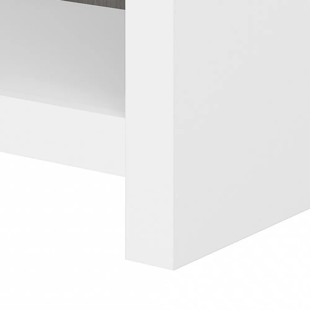 Bookcases*Bush Business Furniture Echo 5 Shelf Bookcase, Pure White/Modern Gray (KI60504-03)