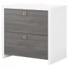 File Cabinets*Bush Business Furniture Echo 2 Drawer Lateral File Cabinet, Pure White/Modern Gray (KI60502-03)