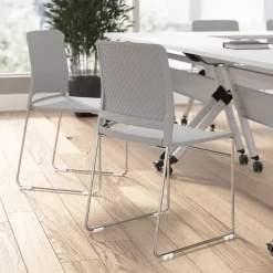 Folding & Stacking*Bush Business Furniture Envision Stackable Chairs, Gray, 2/Set (CH4003LGP-03)