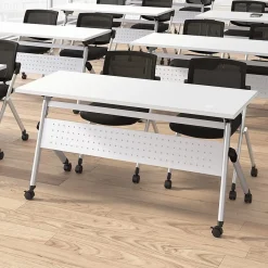 Folding & Stacking*Bush Business Furniture Envision Mesh Folding Chairs, Black, 2/Set (CH4002BLF-03)