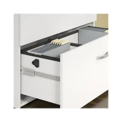 File Cabinets*Bush Business Furniture Easy Office 2-Drawer Lateral File Cabinet, Locking, Letter/Legal, Pure White, 36