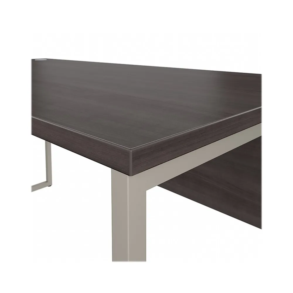 Computer Desks*Bush Business Furniture Hybrid 60"W Computer Table Desk with Metal Legs, (HYD360SG) Storm Gray