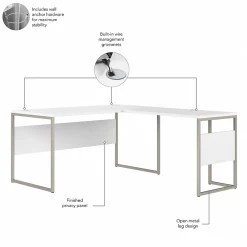 L-Desks*Bush Business Furniture Hybrid 60
