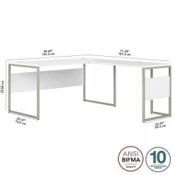 L-Desks*Bush Business Furniture Hybrid 60