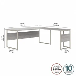 L-Desks*Bush Business Furniture Hybrid 72