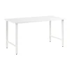 Office Desks*Bush Business Furniture Hustle 60"W Computer Desk with Metal Legs, White (HUD160WH)