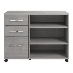 File Cabinets*Bush Business Furniture Hustle Office Storage Cabinet with Wheels, Platinum Gray (HUF140PG)