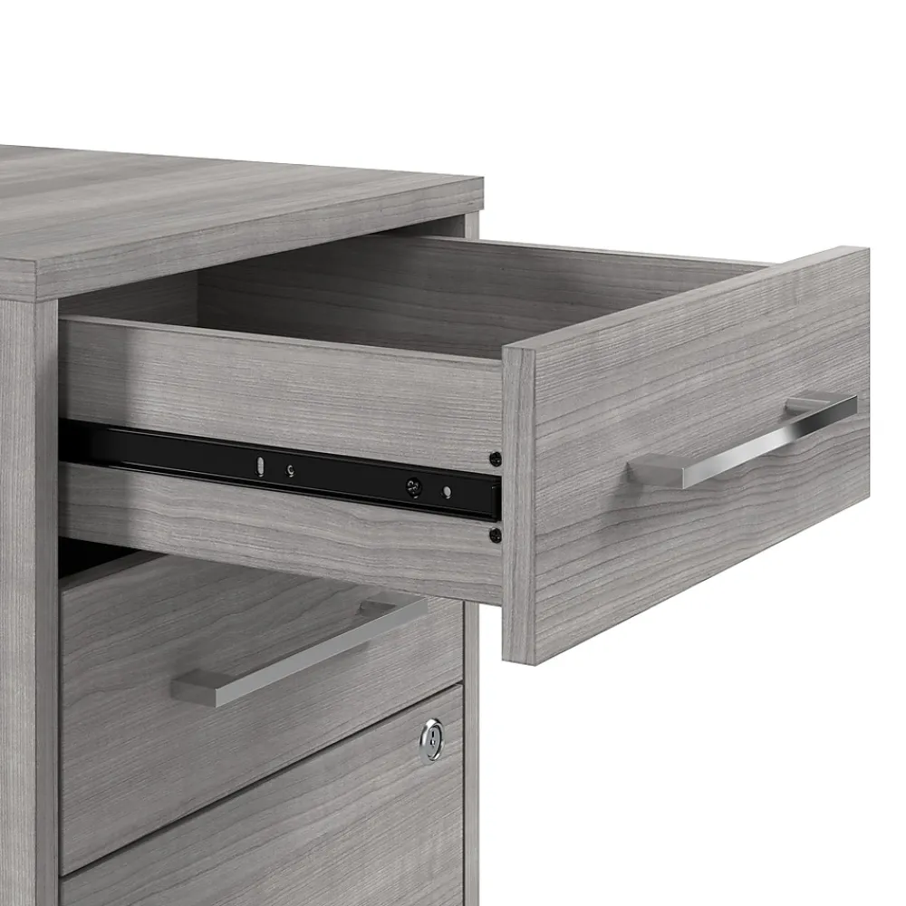 File Cabinets*Bush Business Furniture Hustle Office Storage Cabinet with Wheels, Platinum Gray (HUF140PG)