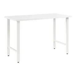 Office Desks*Bush Business Furniture Hustle 48"W Computer Desk with Metal Legs, White (HUD148WH)