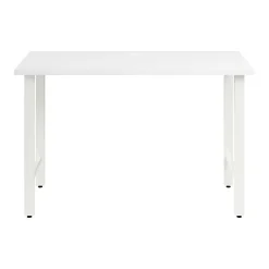 Office Desks*Bush Business Furniture Hustle 48"W Computer Desk with Metal Legs, White (HUD148WH)