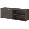 Storage Cabinets*Bush Business Furniture Jamestown 21.2" Low Storage Cabinet with 4 Shelves, Storm Gray (JTS160SG)
