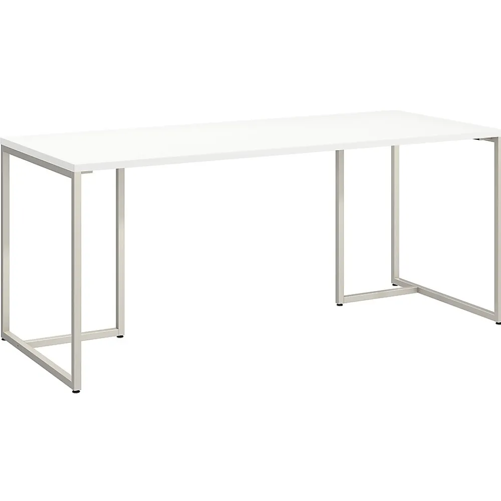 Corner Desks*Bush Business Furniture Method 72"W Table Desk, White (KI70207K)