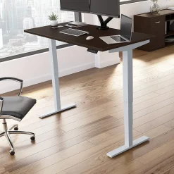 Standing Desks*Bush Business Furniture Move 40 Series 60"W Electric Height Adjustable Standing Desk, Mocha Cherry/Cool Gray (M4S6030MRSK)