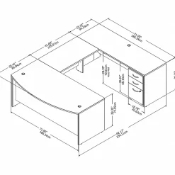 Office Desks*Bush Business Furniture Studio C 72