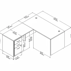 Office Desks*Bush Business Furniture Studio C 60
