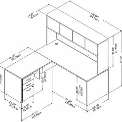 Office Desks*Bush Business Furniture Studio C 72