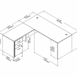 Office Desks*Bush Business Furniture Studio C 72