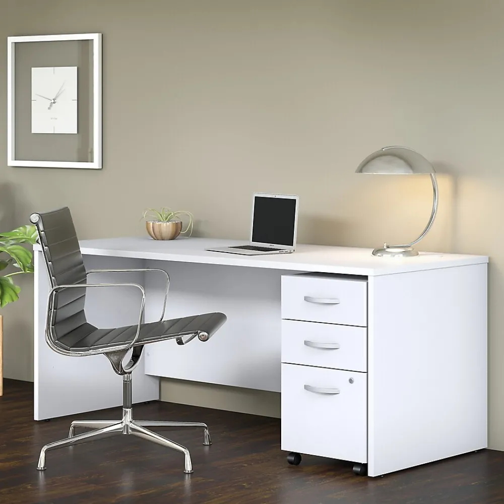 Computer Desks*Bush Business Furniture Studio C 72"W Office Desk, (SCD272WH) White