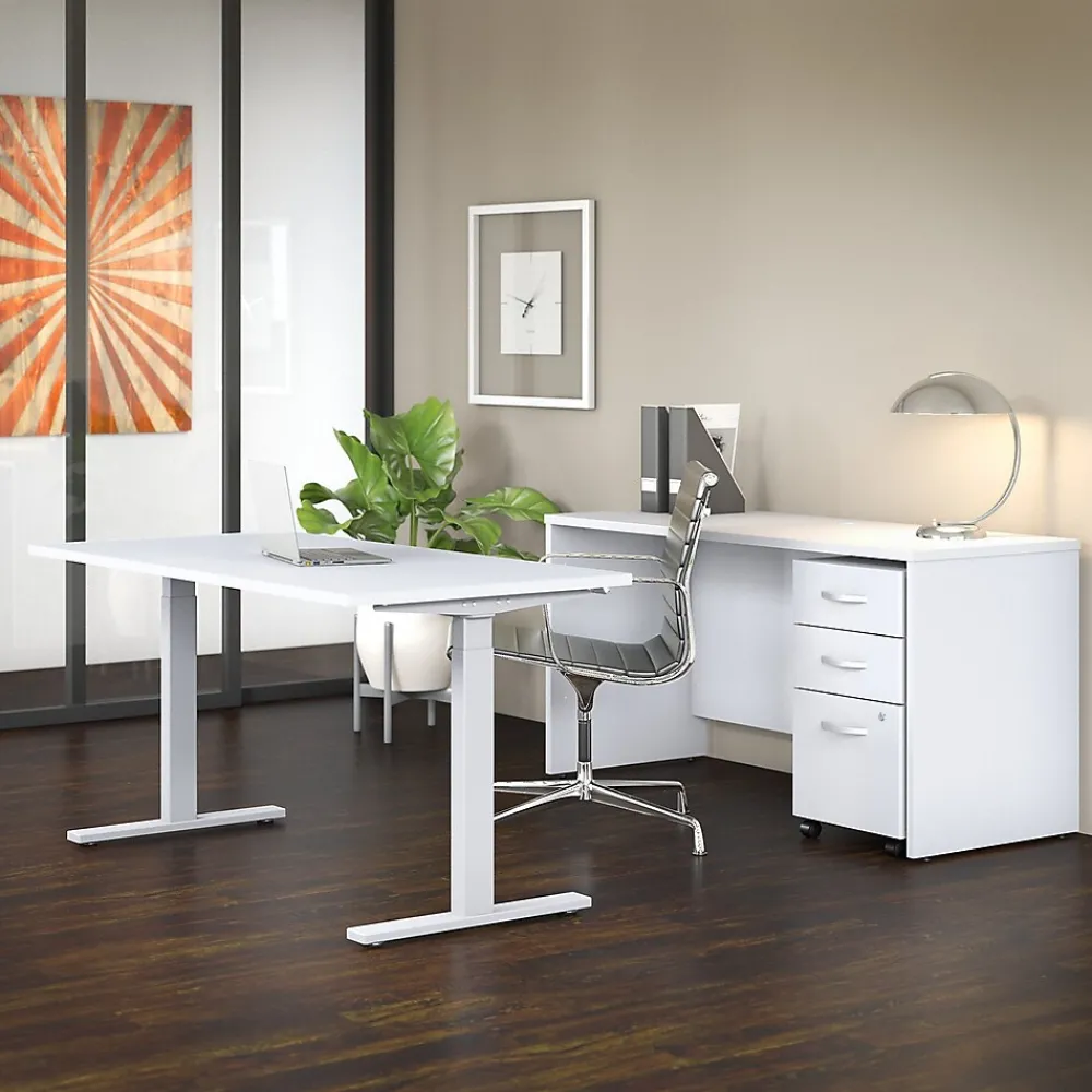Computer Desks*Bush Business Furniture Studio C 60"W Credenza Desk, (SCD360WH) White