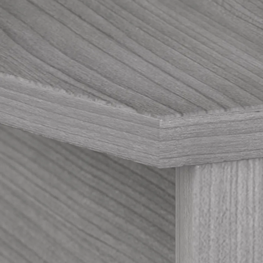 Computer Desks*Bush Business Furniture Studio C 72"W Bow Front Desk, (SCD172PG) Platinum Gray