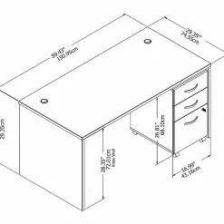 Computer Desks*Bush Business Furniture Studio C 60