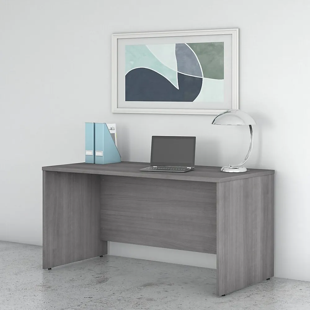 Computer Desks*Bush Business Furniture Studio C 60"W Office Desk, (SCD260PG) Platinum Gray