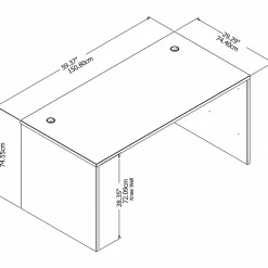 Computer Desks*Bush Business Furniture Studio C 60