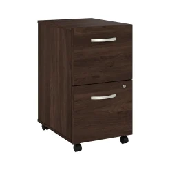 File Cabinets*Bush Business Furniture Studio C 2-Drawer Mobile Vertical File Cabinet, Letter/Legal Size, Lockable, (SCF116BWSU) Black Walnut