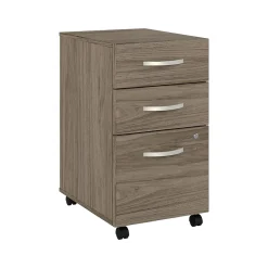File Cabinets*Bush Business Furniture Studio C 3-Drawer Mobile Vertical File Cabinet, Letter/Legal Size, Lockable, (SCF216MHSU) Modern Hickory