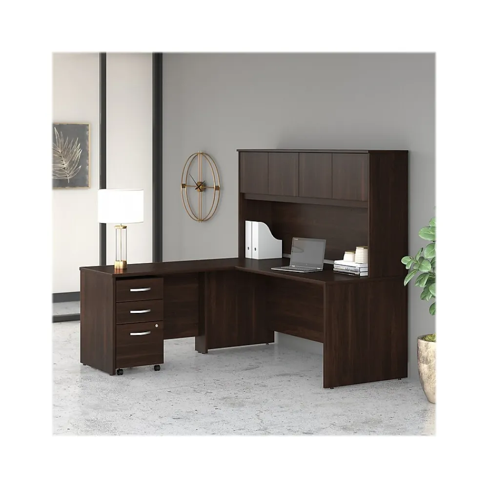 Computer Desks*Bush Business Furniture Studio C 72"W Office Desk, (SCD272BW) Black Walnut