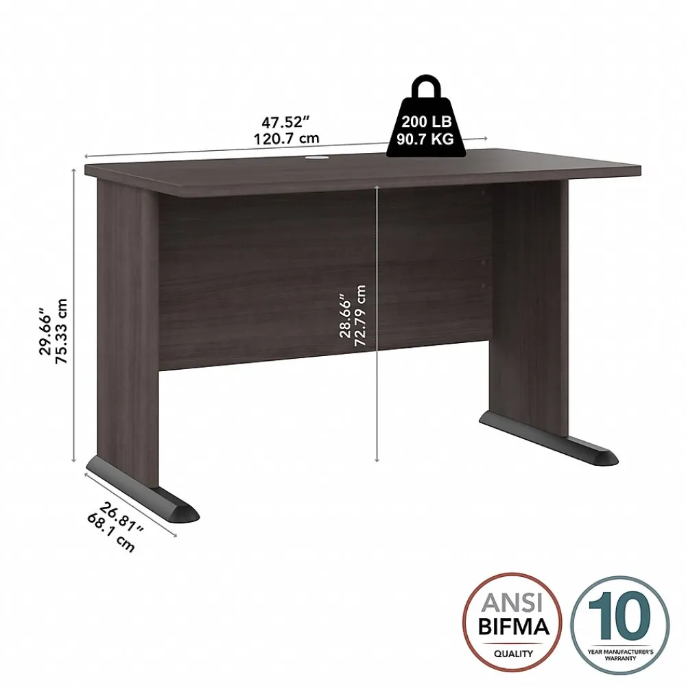 Computer Desks*Bush Business Furniture Studio A 48"W Computer Desk, Storm Gray (SDD248SG)