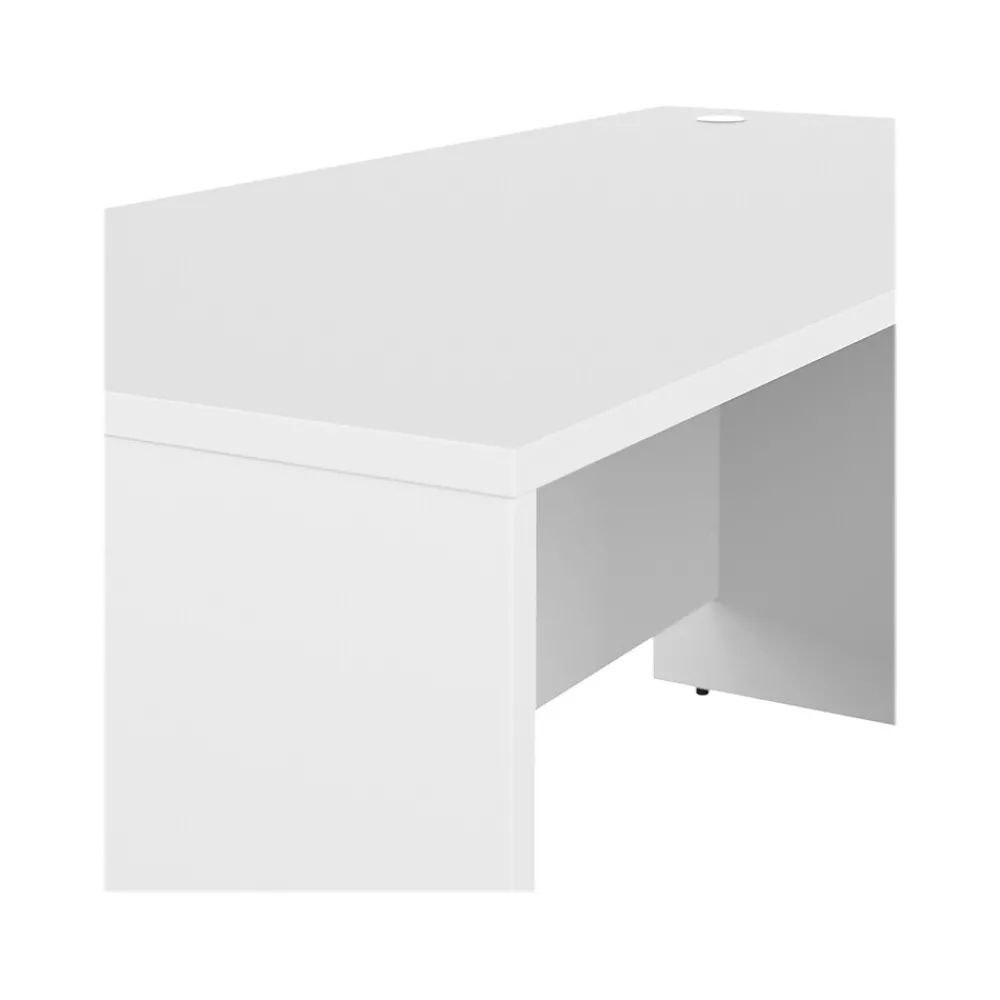 Computer Desks*Bush Business Furniture Studio C 66"W Office Desk, White (SCD166WH)