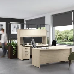 Storage Cabinets*Bush Furniture Bush Business Furniture Studio C Office Storage Cabinet with Drawers and Shelves, Natural Elm (SCF130NESU)