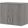 Storage Cabinets*Bush Business Furniture Universal 24" Wall Cabinet with Doors and 2 Shelves, Platinum Gray (UNS428PG)