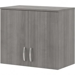 Storage Cabinets*Bush Business Furniture Universal 24" Wall Cabinet with Doors and 2 Shelves, Platinum Gray (UNS428PG)