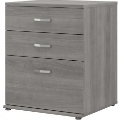 Storage Cabinets*Bush Business Furniture Universal 34" Floor Storage Cabinet with Drawers, Platinum Gray (UNS328PG)