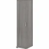 Storage Cabinets*Bush Business Furniture Universal 62" Tall Narrow Storage Cabinet with Door and 3 Shelves, Platinum Gray (UNS116PG)