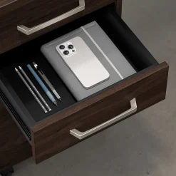 File Cabinets*Bush Business Furniture Vista 3 Drawer File Cabinet, Black Walnut (VSF116BWSU)